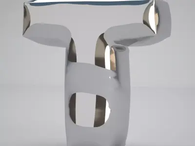T Balloon Silver 3D model