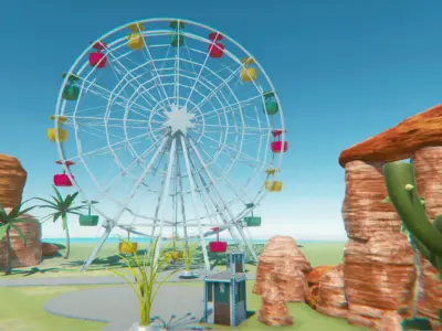 Ferris wheel 3D model