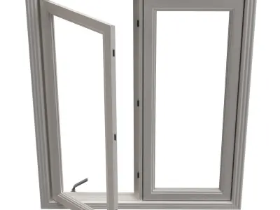 Casement Window PBR 3D model