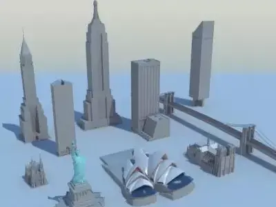 Landmark Collection 01 3D model