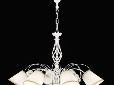 682 796 18x Esedra Lightstar Chandelier 3D model