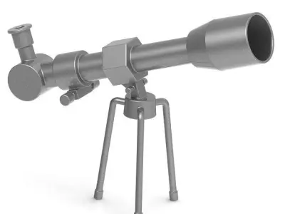 Classic Astronomical Telescope 3D print model