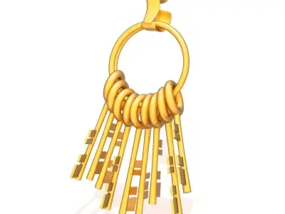 Keys cartoon 3D model