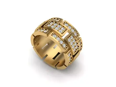 Jewelry ring 216 3D print model