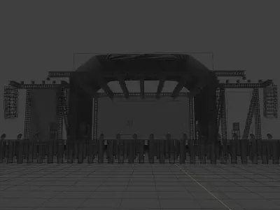 Concert Stage  3D model