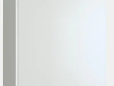 IDASEN Cabinet with sliding glass doors Low-poly 3D model