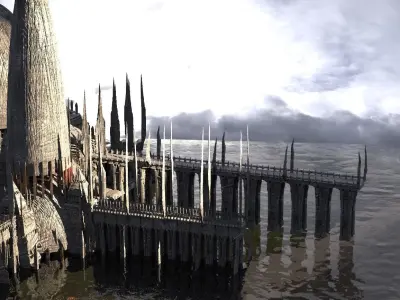 Sith Towers Training facilities 3D model