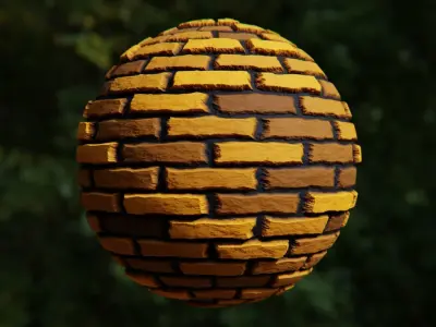 Realistic Brick Wall Texture - Procedural Blender Shader Texture