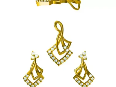pendent set light weight 7 set 3D print model