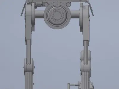 Ultra Realistic Star Wars AT-AT Model 3D print model