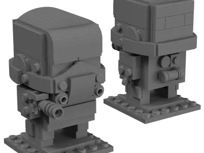 Lego Brickheadz - 41620 Stormtrooper 3D model