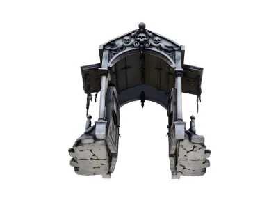 Haunted Entrance 3D model