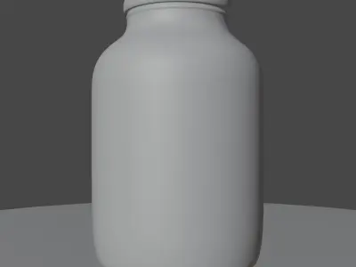 Jar of coins Free 3D model