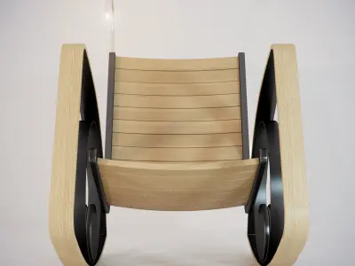 rocking chair lucky 3D model