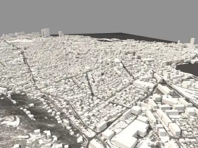  Batumi city Georgia 3D model