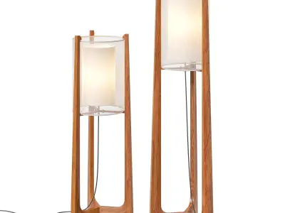 Dekorfine Quinn Lantern Floor Lamp 3D model
