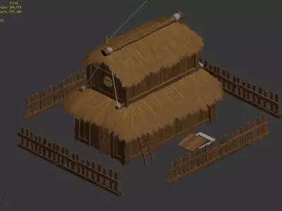Rural Architecture - House 01 3D model