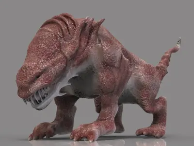 Sci Fi Creature  Low-poly 3D model