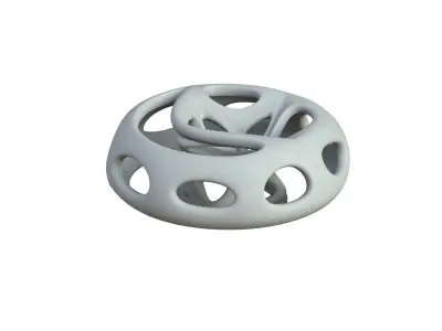 SciFi Cube Object No 66261 Low Poly Shape Low-poly 3D model
