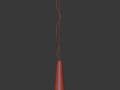 Untitled glass drop pendant light 3D model
