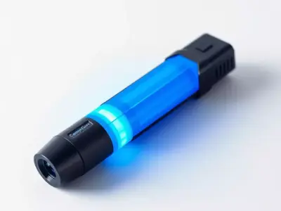 Futuristic Blue Light Pen model pack Low-poly 3D model