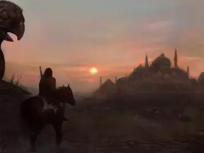 Desert City Walled Ancient  3D model