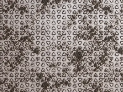 Silver Rust Metal Plate PBR Seamless Texture