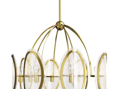  Hudson Valley Danes Chandelier Low-poly 3D model