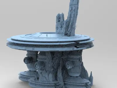 Mars Storm Tech Rocks 7 designs 3D model