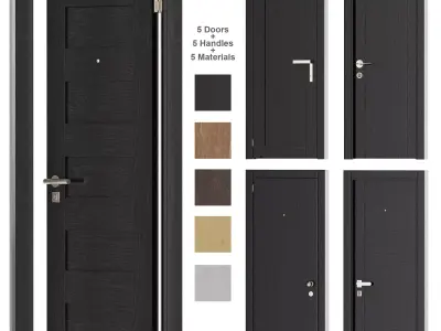 Interiors Doors 1 3D model