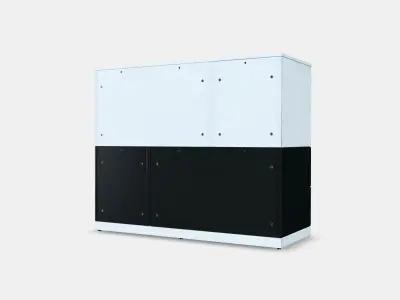 NORDLI Chest of 8 drawers 7 Low-poly 3D model