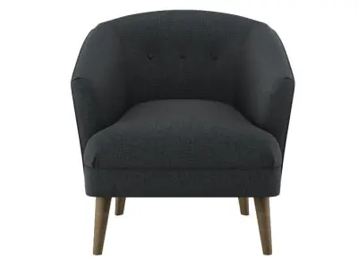 Realistic Sofa Models Arm Chair and Two Seater Sofa 3D model 3D model