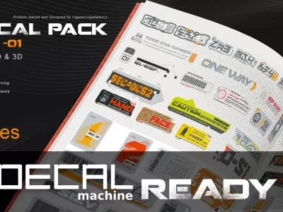 Decal Machine Decal pack Vol -01 Texture