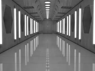 Sci Fi Corridor 3D model
