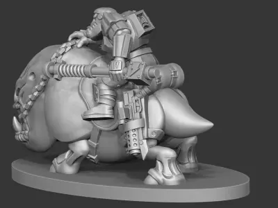 Squighog and Stormtroopa 3D print model