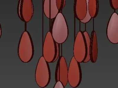 Bruma LED Celling Lamp 3D model