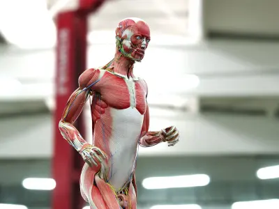  Full Male And Female Anatomy Set (Cinema Rigged) 