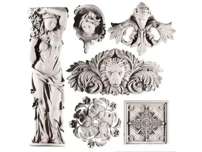 European classical style decoration Texture