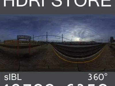 Train Station 3D model