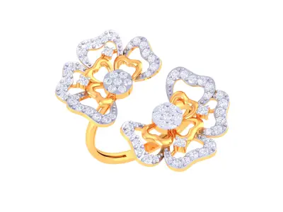Women Ring MTL 3dm STL OBJ FBX Details 3D print model 32
