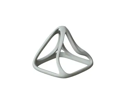 SciFi Cube Object No 59166 Low Poly Shape Low-poly 3D model