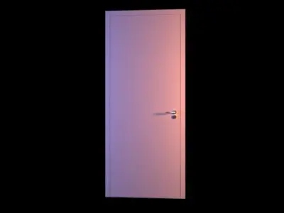 Interior  door OBJ  3Dmodel Free 3D model