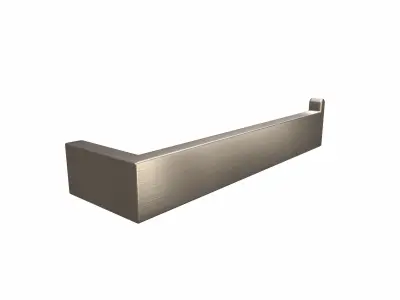 Brass Towel Holder - Handle 3D model