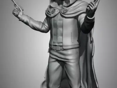 The Hood Marvel comics 3d model figure 3D print model