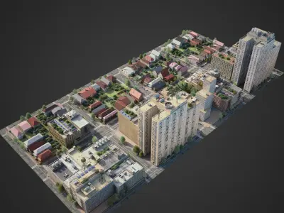 City District A4-R13 3D model