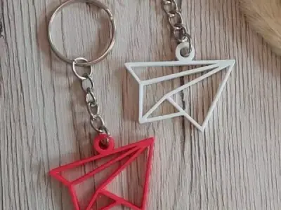 KiteShaped Keychain 3D print model