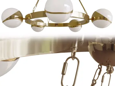 Modern chandelier Free 3D model