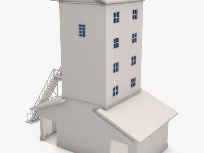 Industrial Building Model 3D model