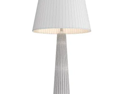 Fluted Spire Large Table Lamp 3D model