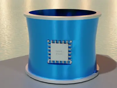 Low Poly Sci-Fi Bracelet Solo Low-poly 3D model